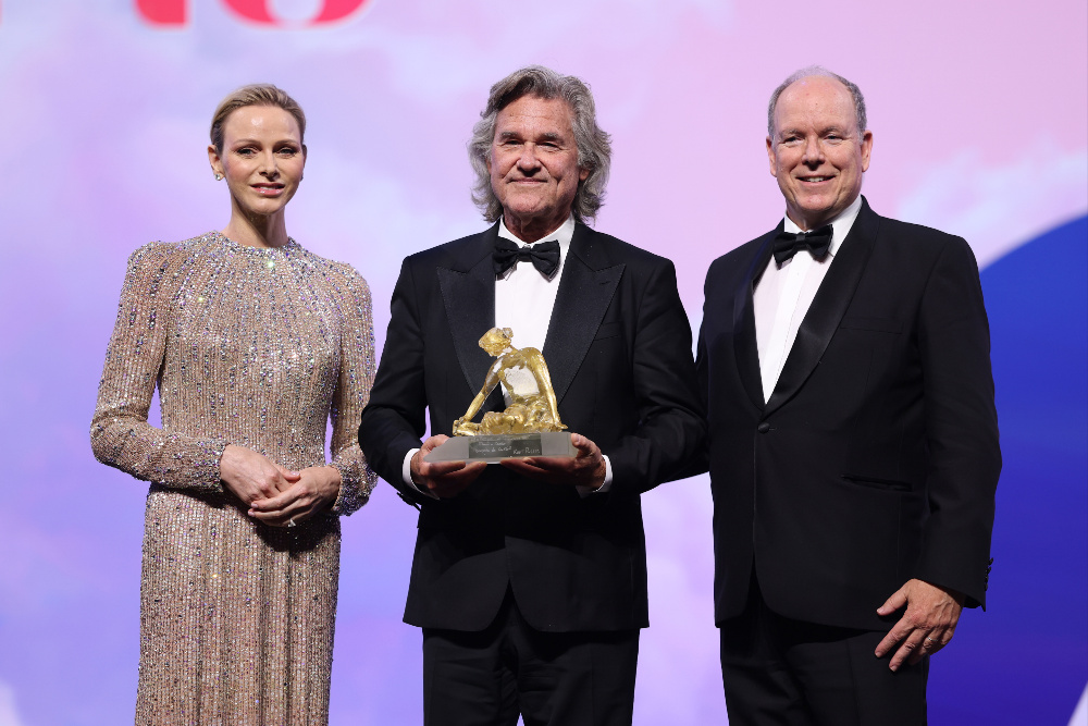 Kurt Russell Receives Crystal Nymph Award at the Monte-Carlo Television Festival