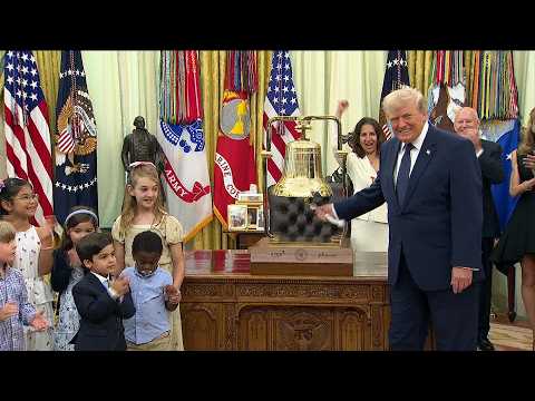Trump Rings NYSE Opening Bell from White House – Economic Symbolism