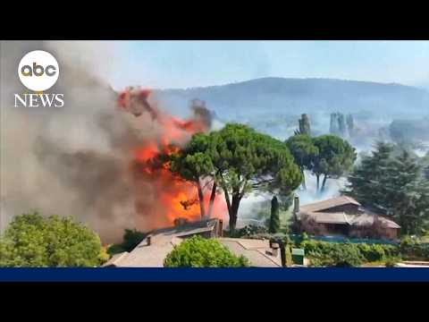 Europe’s Wildfires: Mass Evacuations, Cities Under Threat