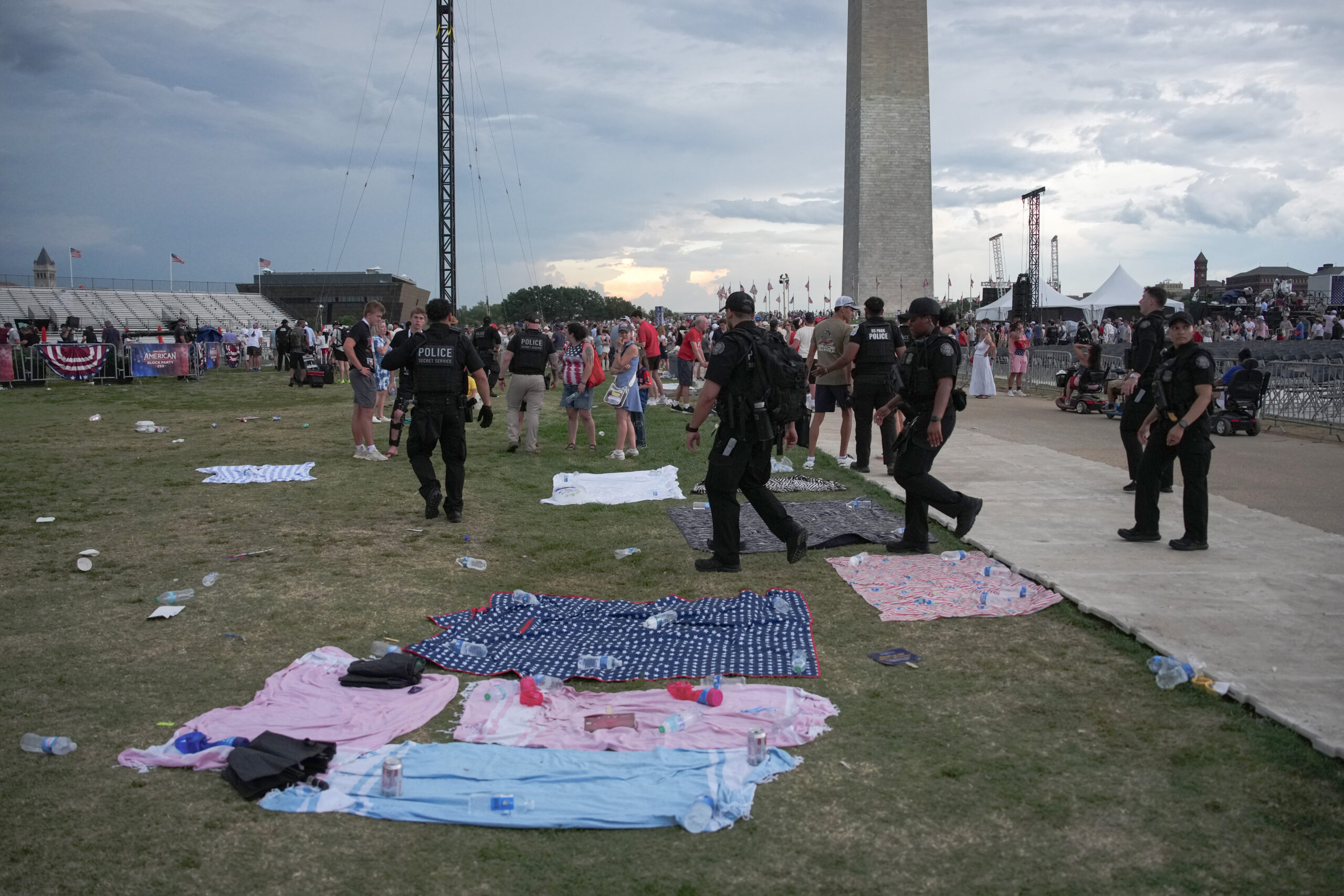 National Mall Evacuated for President Trump Speech Due to Severe Weather