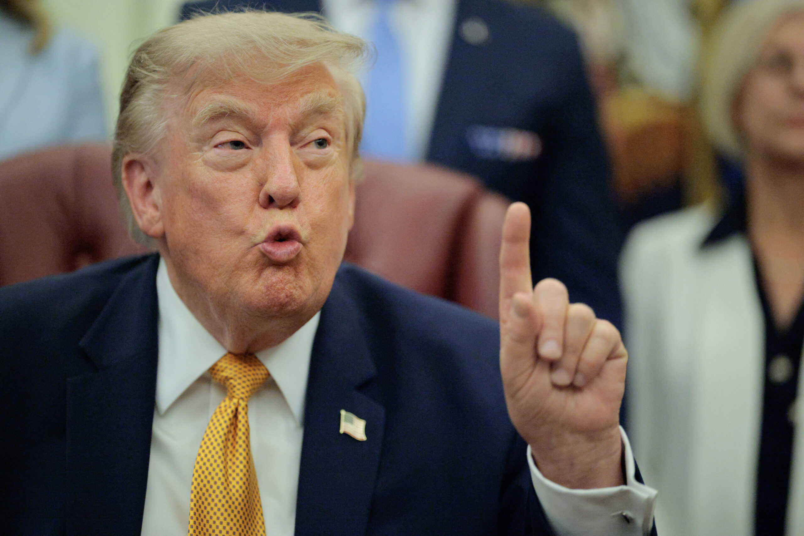 President Donald Trump faces a lawsuit over his 'Truth API' service, which provides faster access to market-moving posts f...